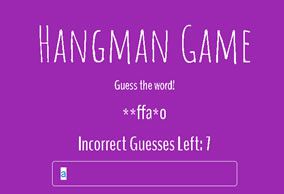 HangMan Spelling Words game