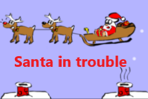 Santa in trouble